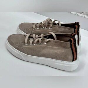 Italeau Ubalda Sneakers Bone Suede Size 40/8 Women's‎ Platform Excellent C